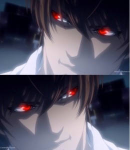Create meme: light Yagami in the blood, Light Yagami, light Yagami screenshots