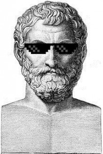 Создать мем: фалес ученый в древней греции, фалес философ, фалес милетский