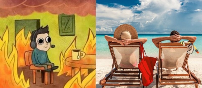 Создать мем: идеальный отпуск, лето отпуск, на отдыхе