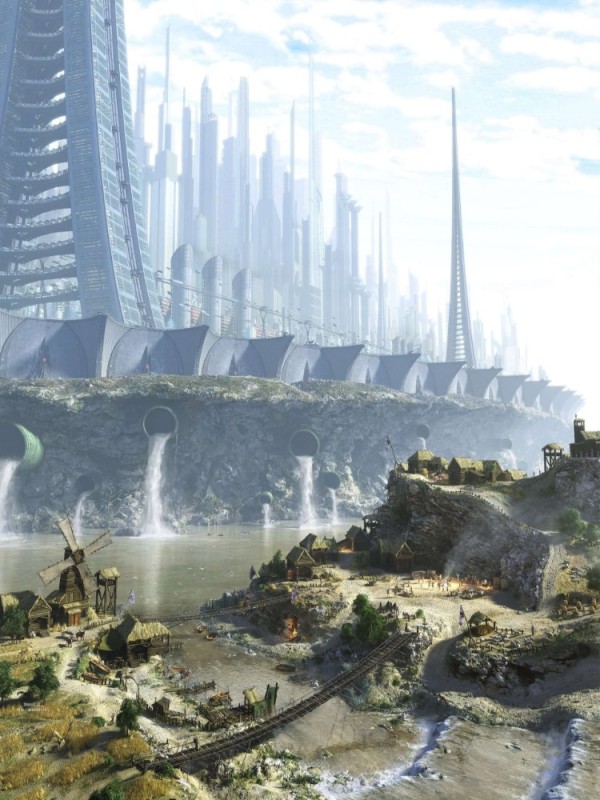 Create meme: the city of the future, the civilization of the future, civilization 5 ruins