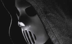 Создать мем: тату angerfist, angerfist art, маска angerfist силуэт