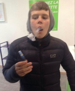 Create meme: people, vaping, boy