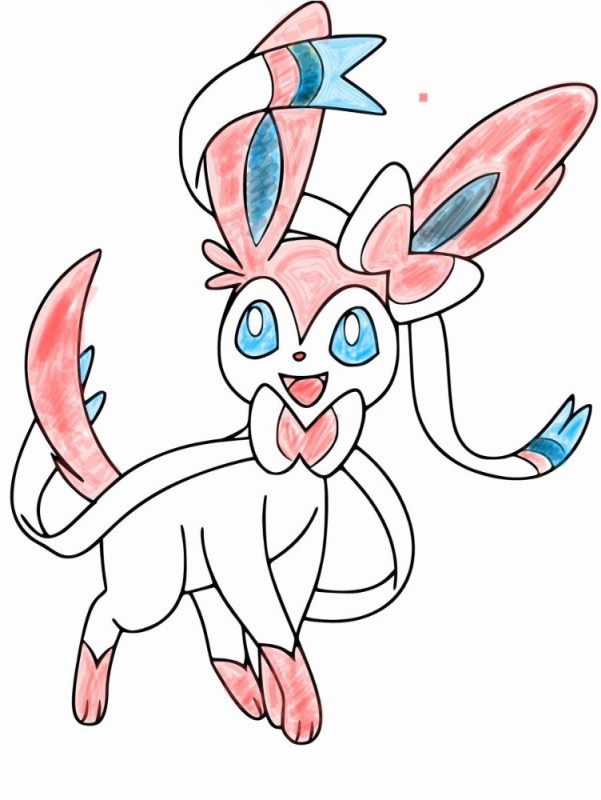 Create meme: shiney sylveon, pokemon sylveon coloring book, pokemon sylveon