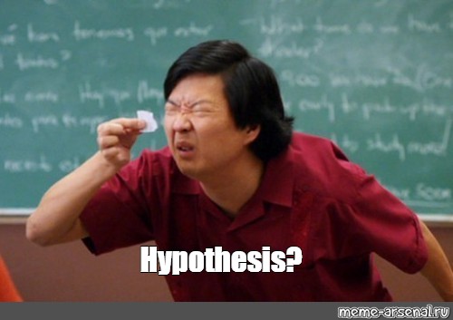 making a hypothesis meme