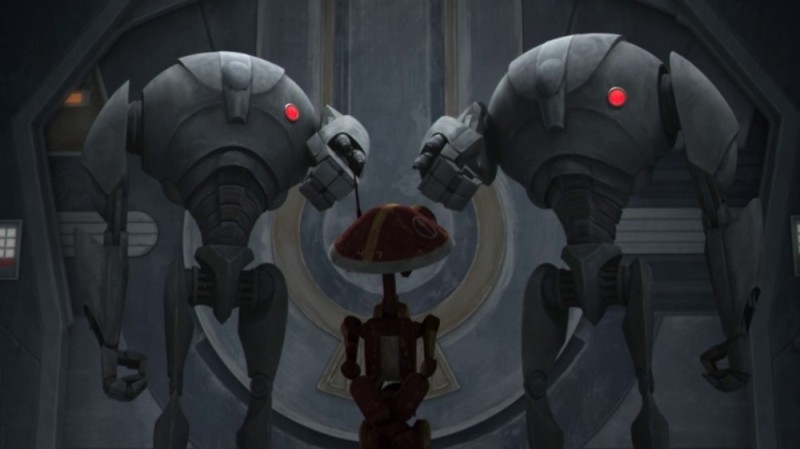 Create meme: battle droid, droid, droids
