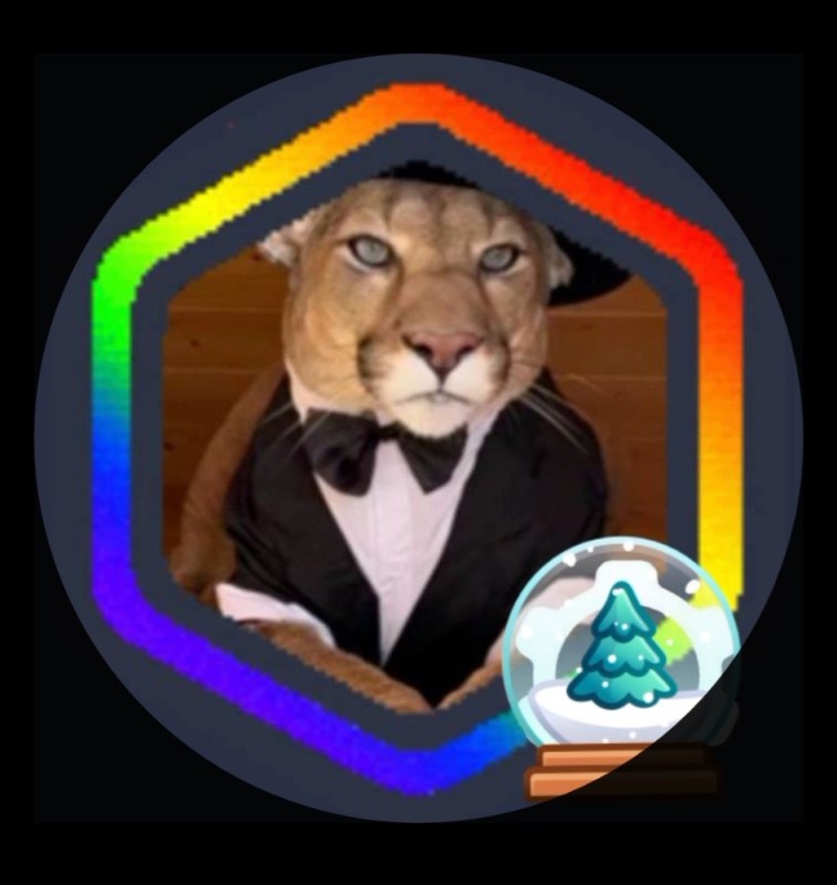 Create meme: animals, closed profile, mountain lion cougar