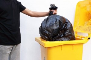 Create meme: waste, garbage, trash bag