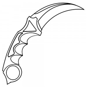 Create meme: karambit