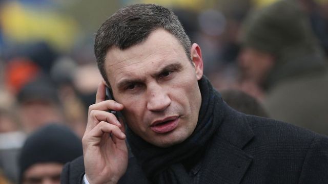 Create meme: the mayor of Kiev Klitschko, mobile version, the mayor of Kiev Vitali Klitschko 