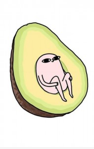 Create meme: figure, avocado pictures cute Wallpaper, avocado drawing