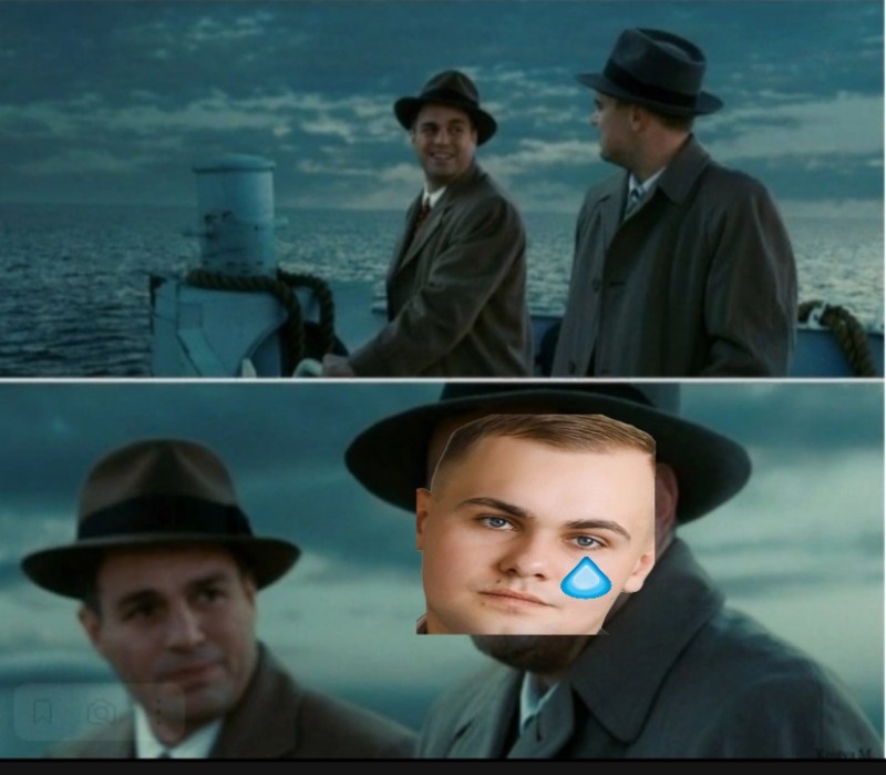 Create meme: DiCaprio island, leonardo dicaprio, Leonardo DiCaprio meme of shutter island