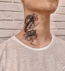 Create meme: tattoo on neck