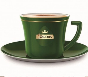 Создать мем: чашка jacobs, чашка кофе якобс, чашка якобс зеленая