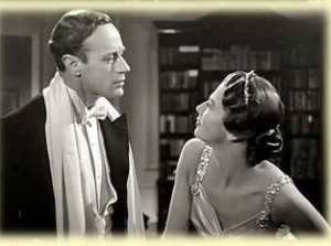 Создать мем: лесли говард, кадр из фильма, one night of love 1934
