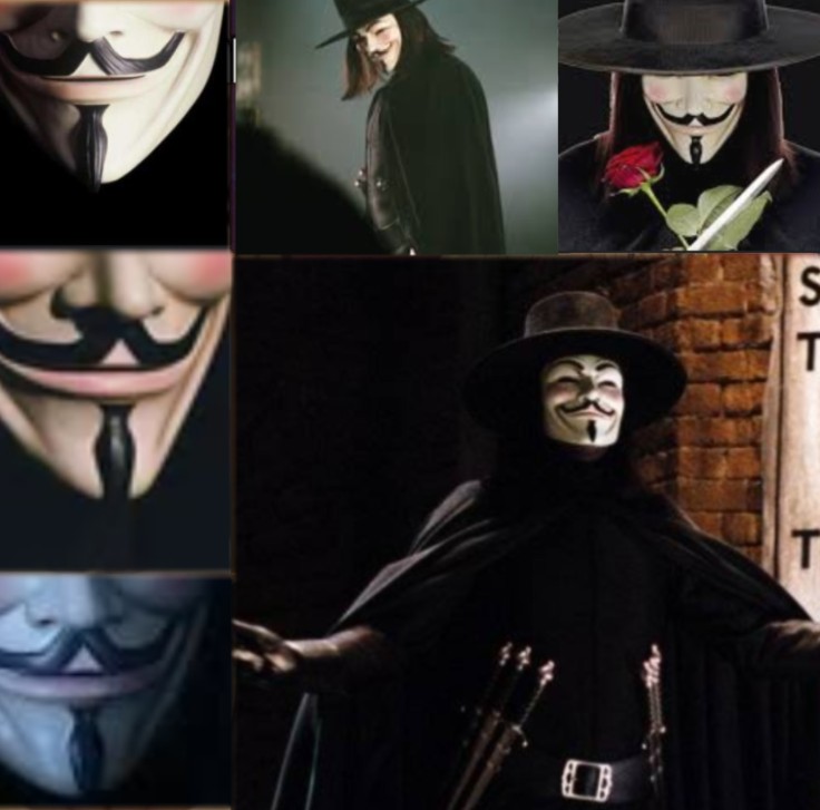 Создать мем: гай фокс маска, vendetta, маска анонимуса
