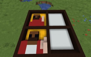 Create meme: Tetris minecraft, phone minecraft building, pizza in minecraft