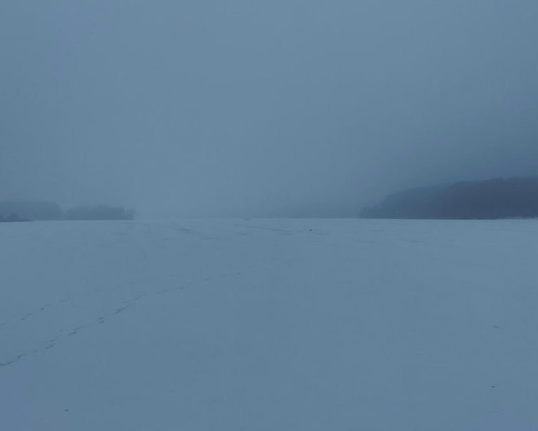 Create meme: a snow-covered field, blurred image, winter road