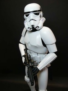 Create meme: storm trooper, stormtrooper, attack