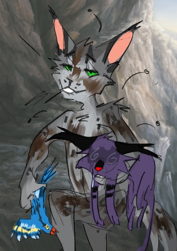 Create meme: warrior cats, warrior cats holly and spark, cats warriors drizzle