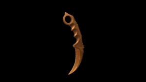 Create meme: Golden karambit, karambit, karambit gold