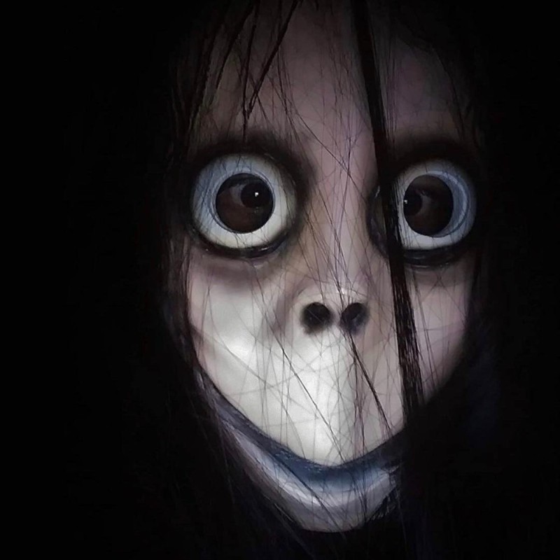 Create meme: horror story Momo, momo screamers, scary horror