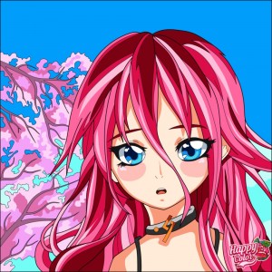 Create meme: anime, anime girl with pink hair, anime