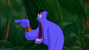 Create meme: genie, disney, aladdin