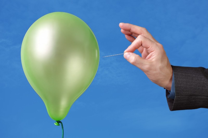 Create meme: balloons, The balloon bursts, the balloon is green