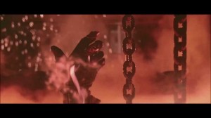 Create meme: the terminator in the lava, terminator 2 final, terminator 2 final scene
