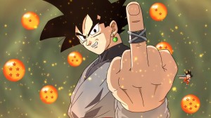 Create meme: Goku is black, dragonball super