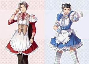 Создать мем: персонажи аниме, ace attorney персонажи женщины, maid dress