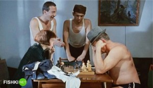 Создать мем: джентльмены удачи игра в шахматы, джентльмены удачи василий алибабаевич нехороший человек, джентльмены удачи 1971