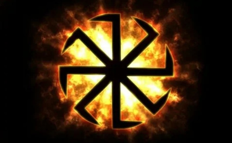 Create meme: Slavic symbol kolovrat four - beam, Slavic symbol kolovrat, Slavic solar symbol kolovrat