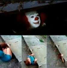 Create meme: it meme clown in the sewers, meme it , a clown in the sewers yaoi, It