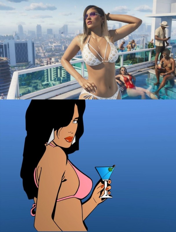 Create meme: grand theft auto: vice city, grand theft auto , The girl from Vice City