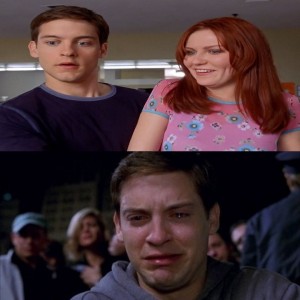 Create meme: Tobey Maguire crying meme, Tobey Maguire