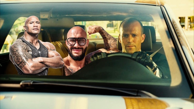 Create meme: Dwayne The Rock Johnson Fast and Furious, the fast and the furious 9 Hobbes and the show, hobbs fast and furious