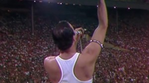 Create meme: queen live aid, queen freddie mercury, queen live aid 1985