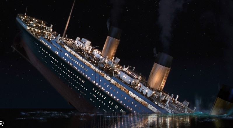 Create meme: Titanic , the sinking of the Titanic, The Titanic 1997 ship