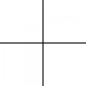 Create meme: a sheet divided into 4 parts, empty square, a sheet divided into squares