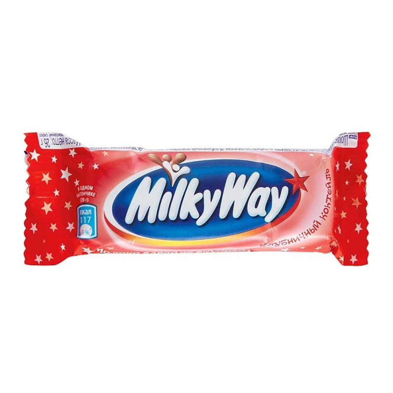 Create meme: Milky Way strawberry, milky way candy bar, milky way bar 26g