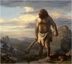Create meme: Neanderthal and CRO-magnon, ancient people, Neanderthal