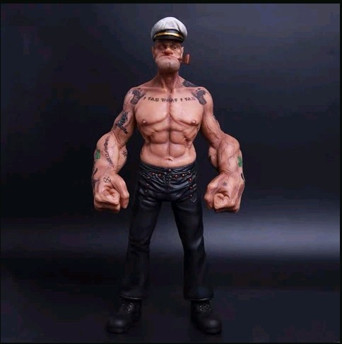Create meme: sailor popeye figurine, the sailor figurine, frank feegle popeye
