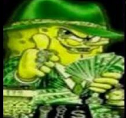 Create meme: money , spongebob gangsta, spongebob mafia
