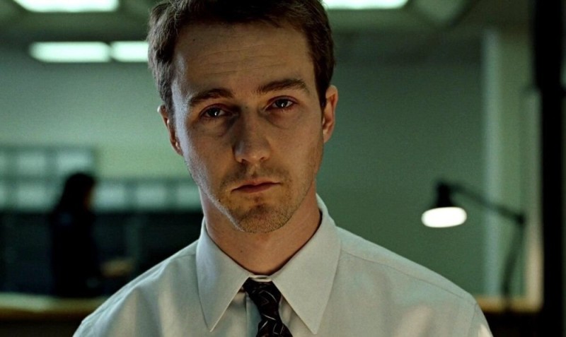 Create meme: Edward Norton fight club insomnia, fight club edward norton, Edward Norton fighting