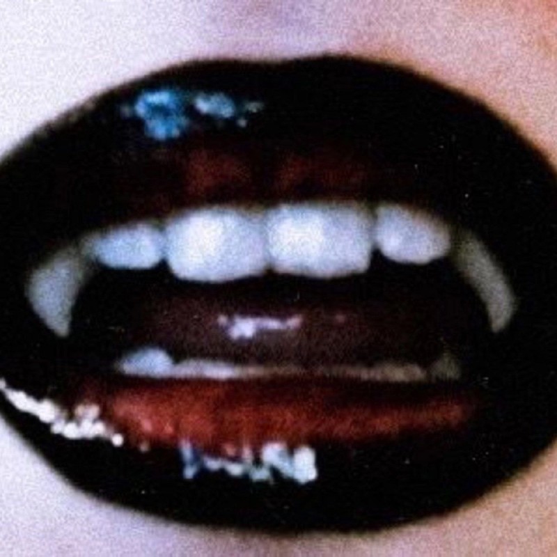 Create meme: Scully , lips , black lips