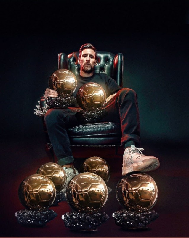 Create meme: Lionel Messi , ballon d'or , screenshot 