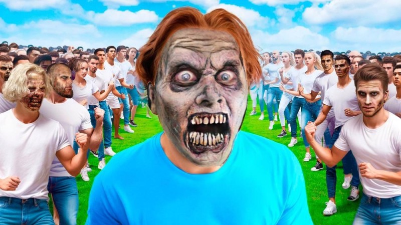 Create meme: Vlad A4 zombie, screenshot , 100 subscribers