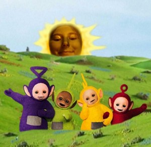 Create meme: el sol, Cartoon, Teletubbies