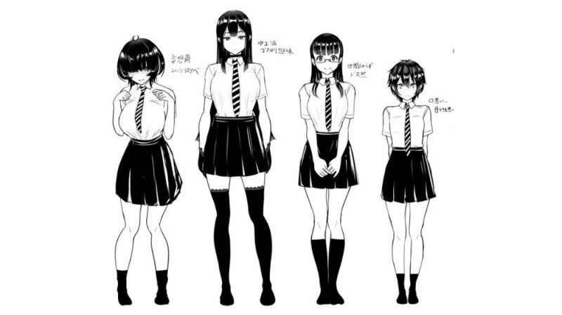 Create meme: anime, types of girls in anime, anime girls
